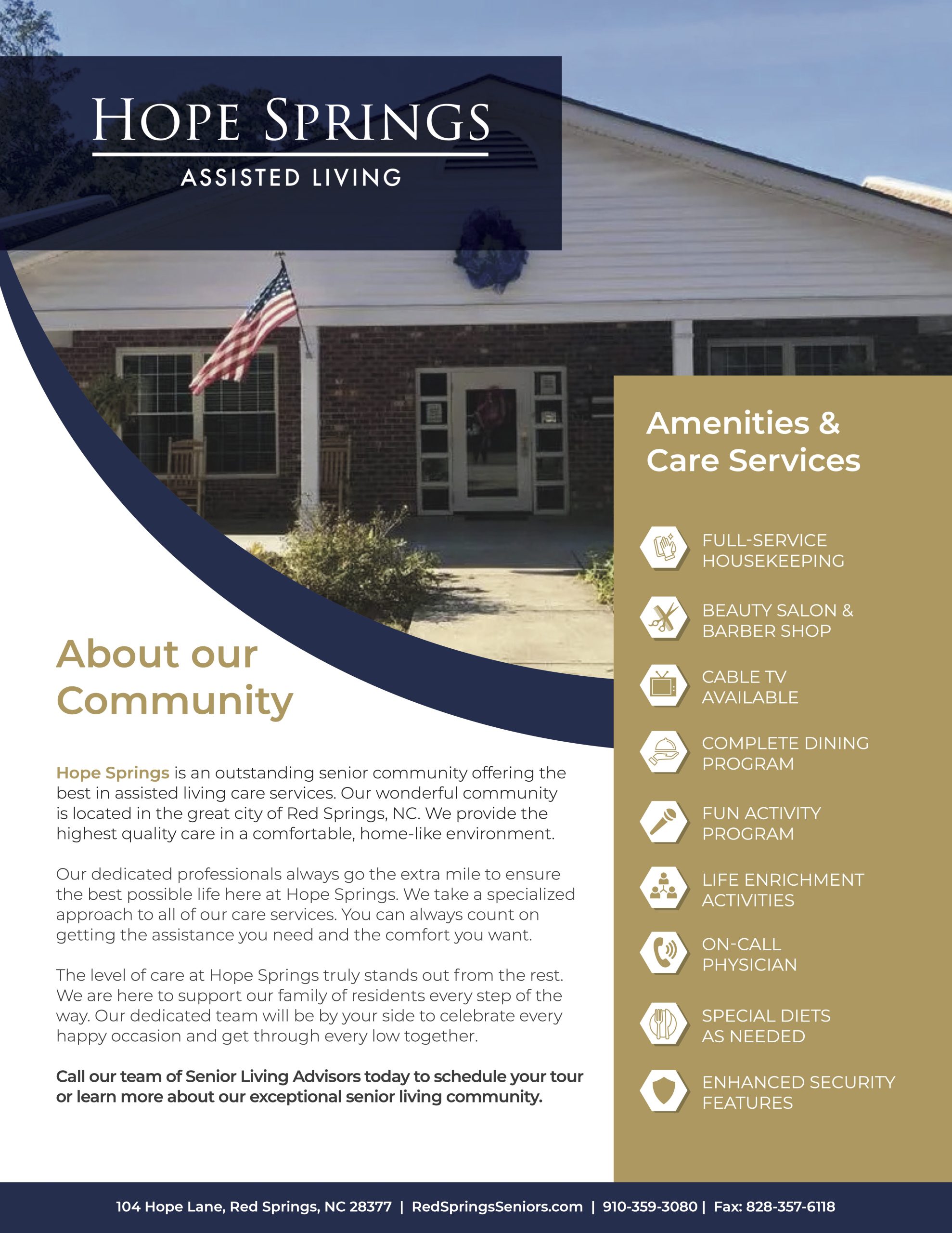 Hope Springs- About our Services